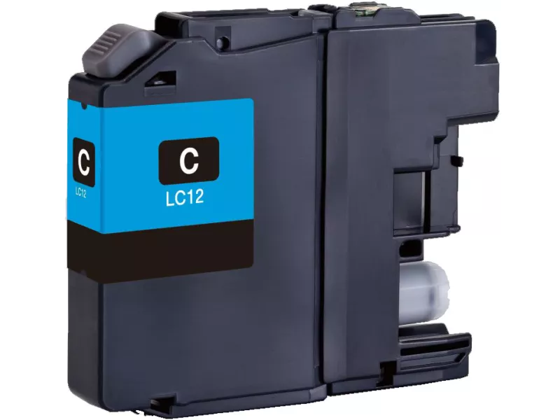 Cartuccia Compatibile Brother LC-12EC LC12EC (Ciano 1200 pagine)