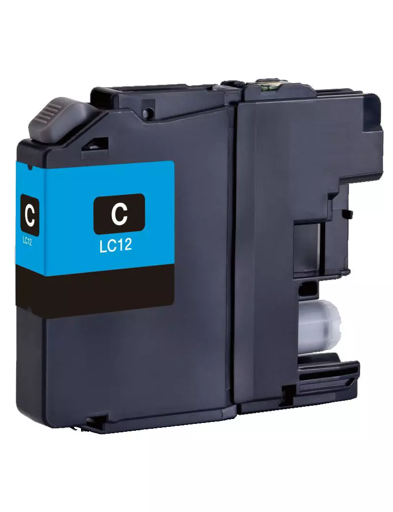 Cartuccia Compatibile Brother LC-12EC LC12EC (Ciano 1200 pagine) Cartuccia Compatibile Brother LC-12EC LC12EC (Ciano 1200 pagine)