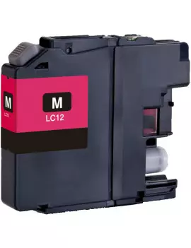 Cartuccia Compatibile Brother LC-12EM LC12EM (Magenta 1200 pagine)