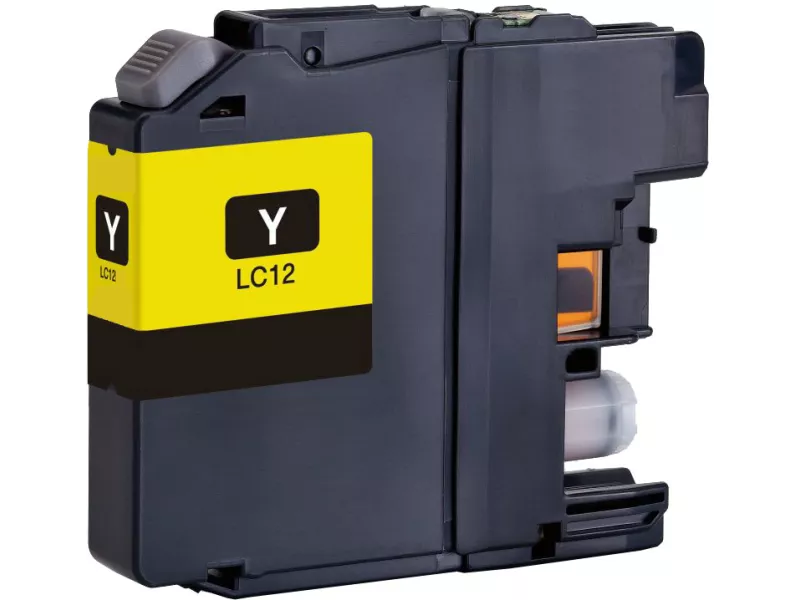 Cartuccia Compatibile Brother LC-12EY LC12EY (Giallo 1200 pagine)