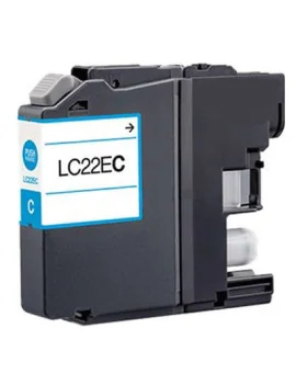 Cartuccia Compatibile Brother LC-22EC LC22EC (Ciano 1200 pagine) 