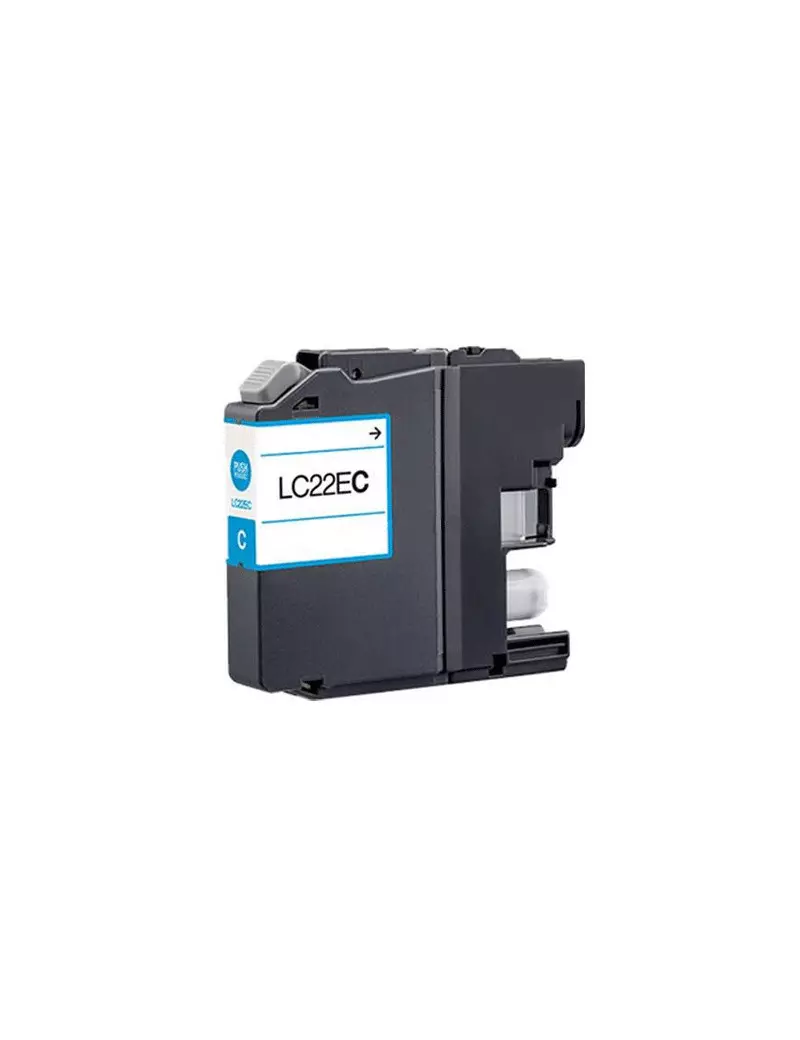 Cartuccia Compatibile Brother LC-22EC LC22EC (Ciano 1200 pagine) 