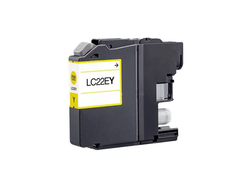 Cartuccia Compatibile Brother LC-22EY LC22EY (Giallo 1200 pagine)
