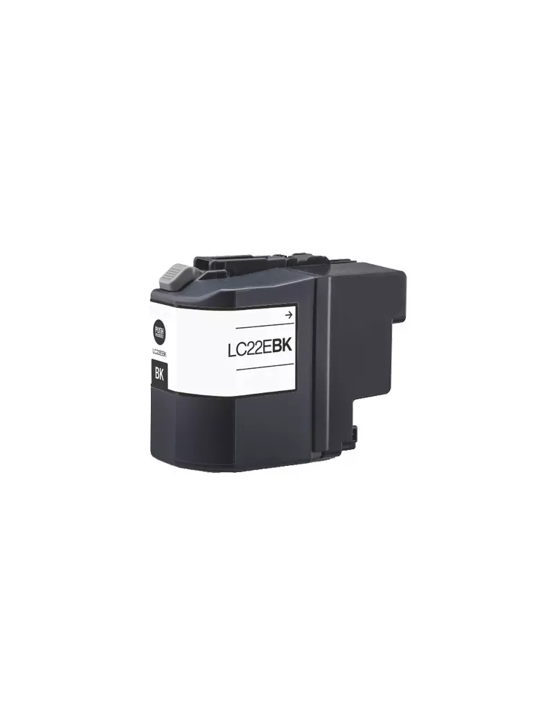 Cartuccia Compatibile Brother LC-22EK LC22EK (Nero 1200 pagine) Cartuccia Compatibile Brother LC-22EK LC22EK (Nero 1200 pagine)
