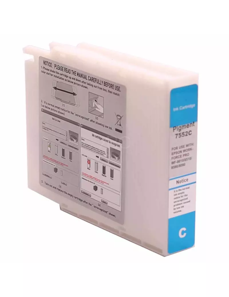 Cartuccia Compatibile Epson T755240 (Ciano XL 4000 pagine)