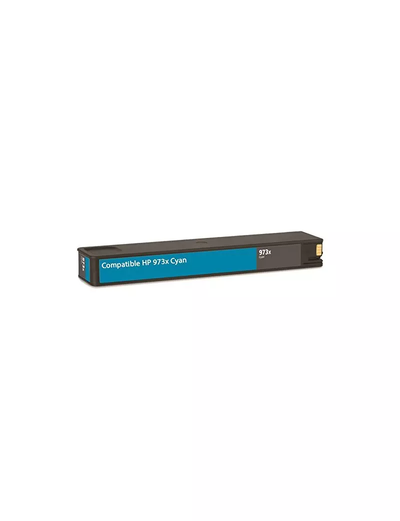 Cartuccia Compatibile HP F6T81A 973X (Ciano 7000 pagine) Cartuccia Compatibile HP F6T81A 973X (Ciano 7000 pagine)
