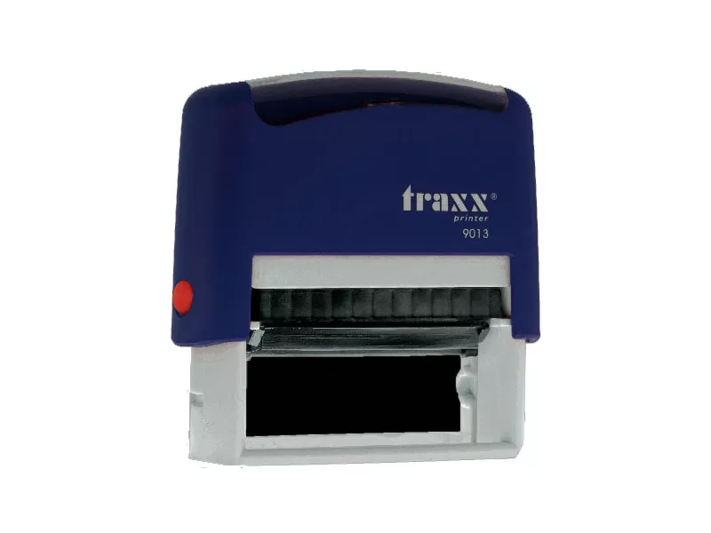 Timbro Autoinchiostrante 9013 Traxx - 22x58 mm - 6 Righe (Blu)
