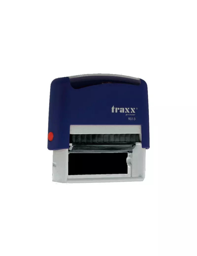 Timbro Autoinchiostrante 9013 Traxx - 22x58 mm - 6 Righe (Blu)