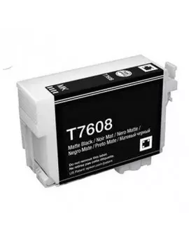 Cartuccia Compatibile Epson T760840 (Nero Opaco 1100 pagine)