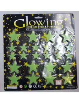 Stelle Adesive Fluorescenti (Conf. 40)