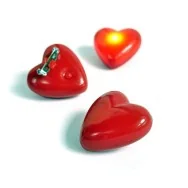 Spilla a Cuore LED (Rosso)