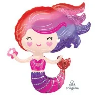 Palloncino in Mylar Sirenetta - 76 cm
