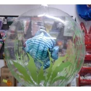 Palloncino Doppio con Pesce (Blu)