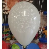 Palloncino Decoro - W Gli Sposi (Bianco)