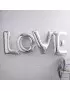 Palloncini con Scritta LOVE (Argento)