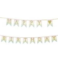 Festone Happy Birthday Sfumato