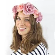 Fascia Capelli con Fiori Lux