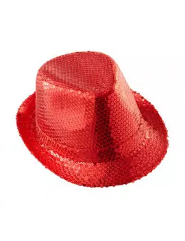 Cappello Paillettes (Rosso)