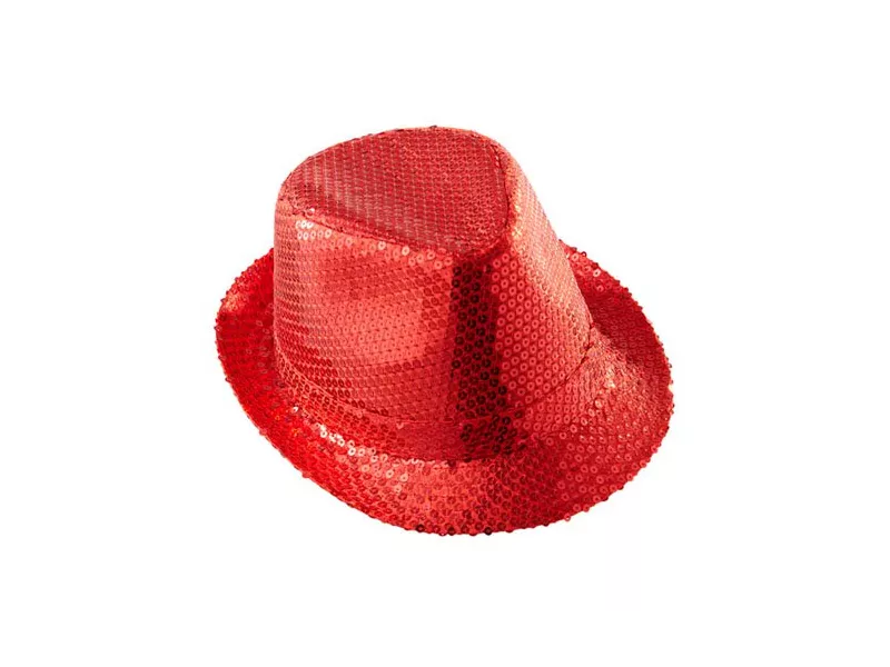 Cappello Paillettes (Rosso)
