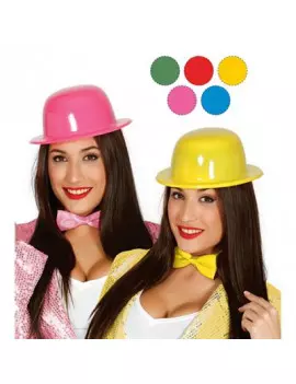 Cappello a Bombetta in Plastica (Neon)