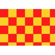 Bandiera a Scacchi - 150x90 cm (Giallo e Rosso)