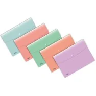 Buste Snap Pastello Favorit - A4 - 400116128 (Assortiti Pastello)