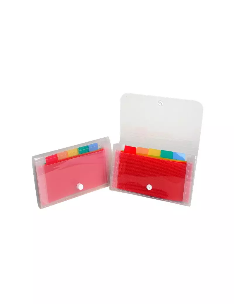 Classificatore Valigetta Crystal Exacompta - 6 Scomparti - 55498E (Cristallo Rigato) Classificatore Valigetta Crystal Exacompta - 6 Scomparti - 55498E (Cristallo Rigato)