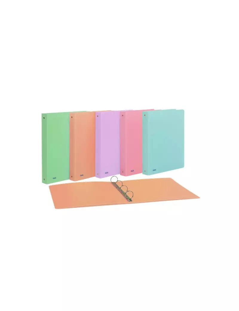 Raccoglitore Pastel 4 Anelli R Favorit - Ø30 mm - 22x30 cm - 400116640 (Azzurro)