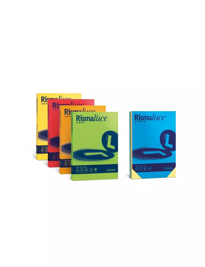 Carta Colorata Rismaluce Favini - A3 - 200 g - A67A133 (Nero Conf. 125) Carta Colorata Rismaluce Favini - A3 - 200 g - A67A133 (Nero Conf. 125)