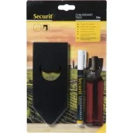 Tag per Portabottiglie Securit - 15,4x6,5x0,1cm - TAG-BO-WT (Nero Conf. 10)