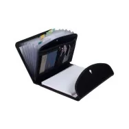 Cartella a Soffietto Conferenza Exafolio Exacompta - 25,5x33,5x4 cm - 55834E (Nero)