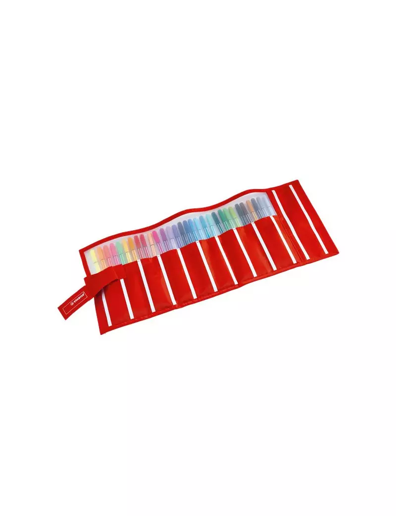 Rollset Pennarelli Pen 68 Stabilo - 6830-2 (Rosso e Bianco Conf. 30) Rollset Pennarelli Pen 68 Stabilo - 6830-2 (Rosso e Bianco Conf. 30)