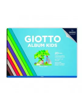 Album Kids A4 Giotto - Liscio - Carta Colorata - 580700