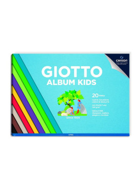 Album Kids A4 Giotto - Liscio - Carta Colorata - 580700