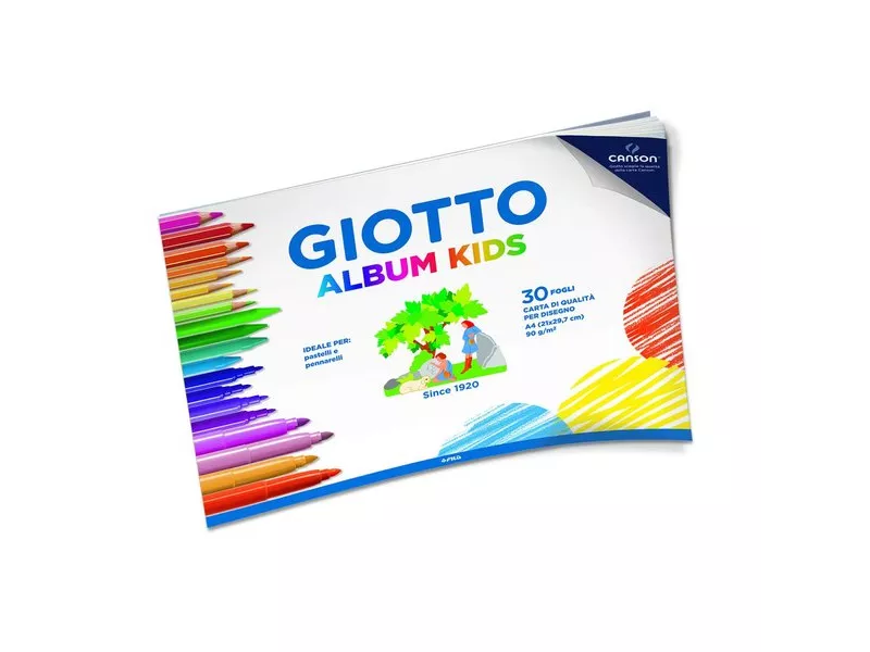 Album Kids A4 Giotto - A Secco - Carta per Tecnica - 580200