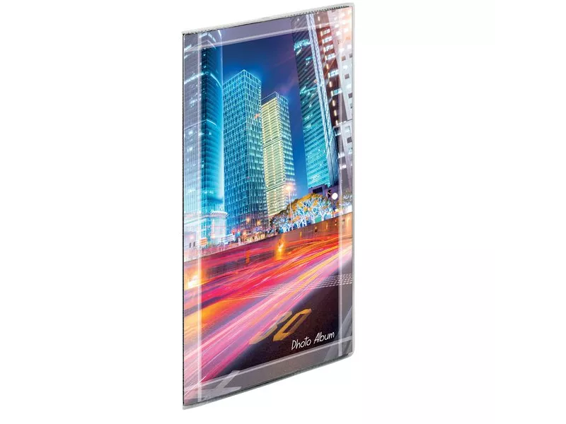 Album Foto con Copertine Flessibili Lebez - 96 Buste - 17,5x32,5 cm - Assortiti - 2743