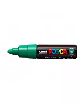 Marcatore Uni Posca a Tempera Uni-Ball - Tonda - 4,5-5,5 mm - M PC7M V (Verde Conf. 6)