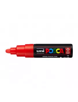 Marcatore Uni Posca a Tempera Uni-Ball - Tonda - 4,5-5,5 mm - M PC7M R (Rosso Conf. 6)
