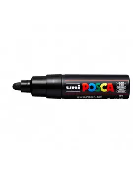 Marcatore Uni Posca a Tempera Uni-Ball - Tonda - 4,5-5,5 mm - M PC7M N (Nero Conf. 6)