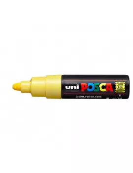 Marcatore Uni Posca a Tempera Uni-Ball - Tonda - 4,5-5,5 mm - M PC7M G (Giallo Conf. 6)