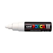 Marcatore Uni Posca a Tempera Uni-Ball - Tonda - 4,5-5,5 mm - M PC7M BI (Bianco Conf. 6)