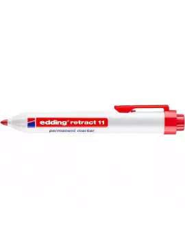 Marcatore a Scatto e-11 Edding - Tonda - 1,5-3 mm -4-11002 (Rosso)