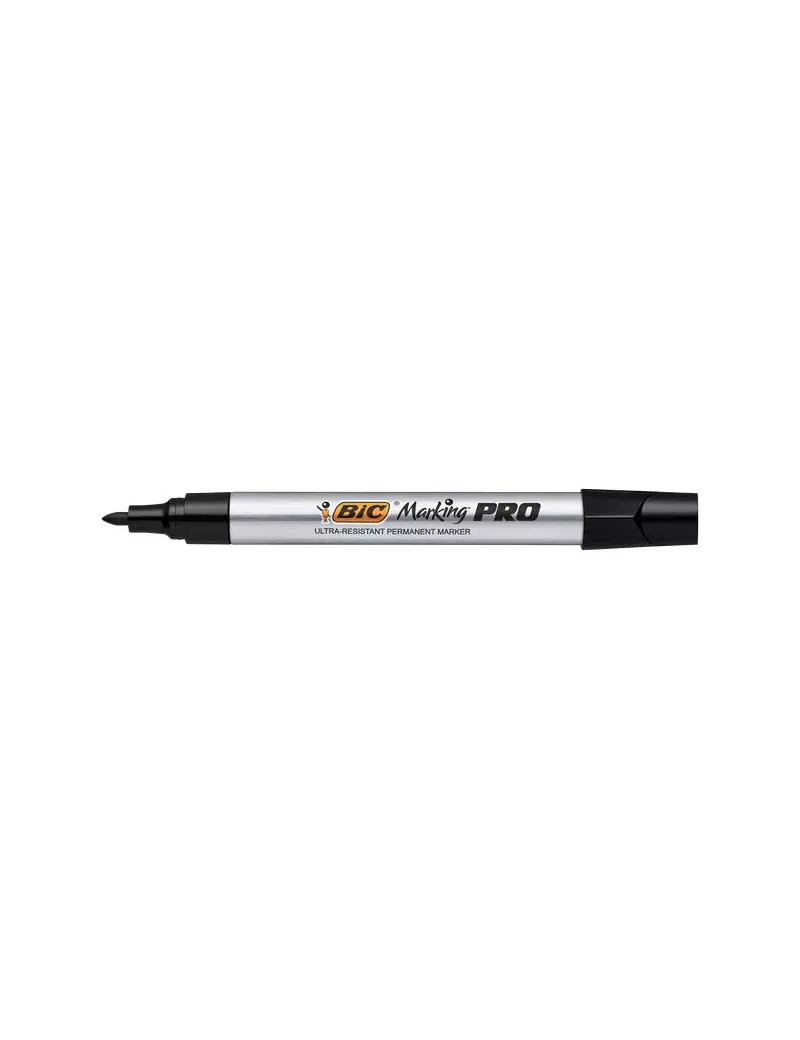 Marcatore Permanente Marking PRO Bic - Tonda - 1,1 mm - 964800 (Nero Conf. 12) Marcatore Permanente Marking PRO Bic - Tonda - 1,1 mm - 964800 (Nero Conf. 12)