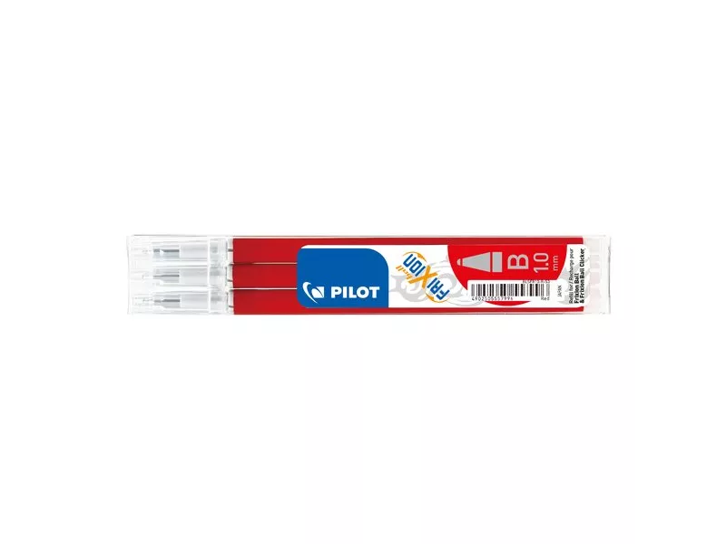 Refill Penna Frixion Ball e Clicker Pilot - 1 mm - 006677 (Rosso Conf. 3)
