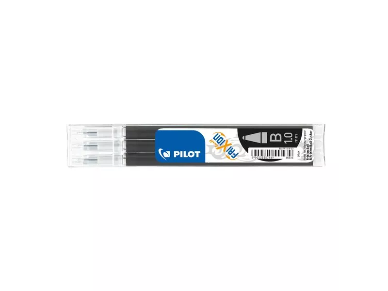 Refill Penna Frixion Ball e Clicker Pilot - 1 mm - 006675 (Nero Conf. 3)