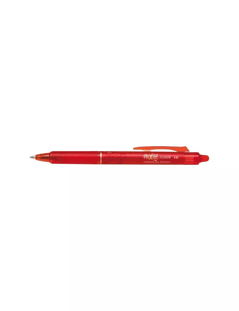 Penna a Sfera a Scatto Frixion Clicker Pilot - 1 mm - 006552 (Rosso)