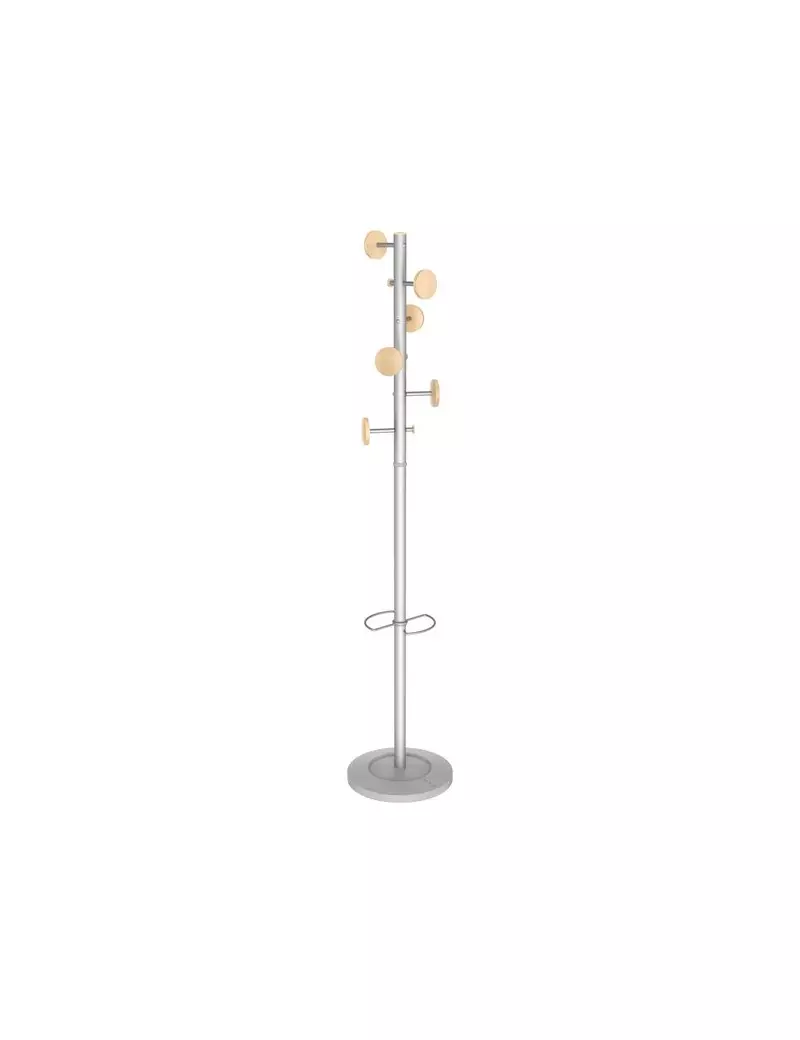 Appendiabiti da Terra Music Alba - 6 + 3 Mini - H 175 cm - PMMUSIC M (Grigio Alluminio) Appendiabiti da Terra Music Alba - 6 + 3 Mini - H 175 cm - PMMUSIC M (Grigio Alluminio)