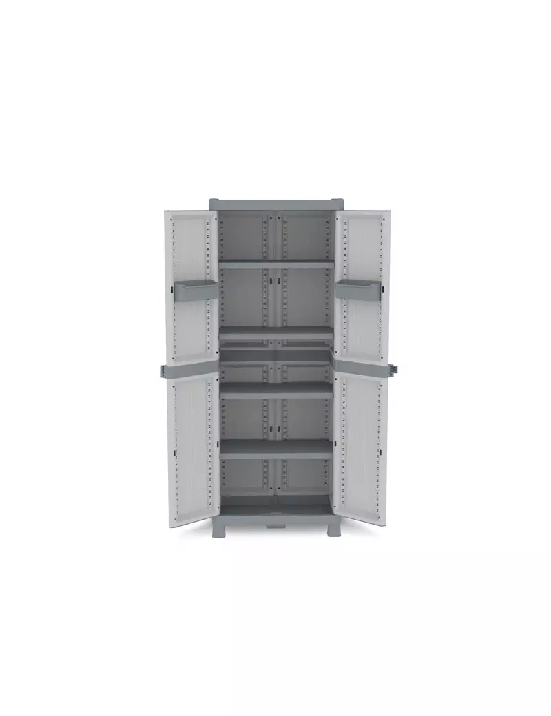 Armadio tuttopiani Terry Store Age - 70x43,8x181,8 cm - 1002566 (Grigio)