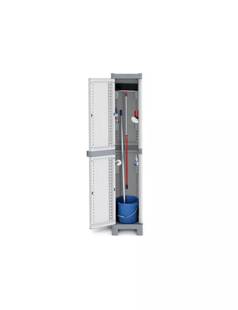 Armadio 6 Vaschette Terry Store Age - 35x43,8x181,8 cm - 1002567 (Grigio) Armadio 6 Vaschette Terry Store Age - 35x43,8x181,8 cm - 1002567 (Grigio)