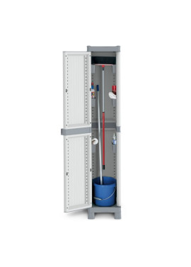 Armadio 6 Vaschette Terry Store Age - 35x43,8x181,8 cm - 1002567 (Grigio)